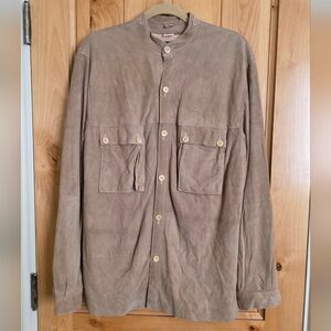 Vintage Beged'Or Suede Leather Jacket Tan